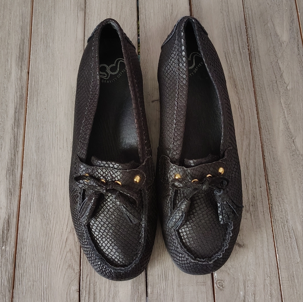 Gravity Defyer Woman's Orthopedic Loafer In Expresso Size 10 $165